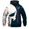 Houston Texans Hoodies Skull Printed Gifts for Fans Houston Texans Hoodies Skull Printed Gifts for Fans 1