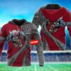 Houston Texans Metal Mascot Personalized 3D Hoodie Zip Hoodie NFL 3D All Over Print Hoodie Zip Hoodie 1
