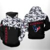 Houston Texans Nfl Camo Veteran Team 3D All Over Print Zip Up Hoodie Option Houston Texans NFL Camo Veteran Team 3D All Over Print Zip up Hoodie Option 1