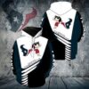 Houston Texans NFL Football White Blue Black 3D All Over Print Zip up Hoodie Option 1