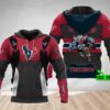 Houston Texans Personalized Team Player 3D All Over Print Zip Up Hoodie Houston Texans Personalized Team Player 3D All Over Print Zip up Hoodie 1