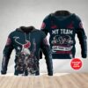 Houston Texans Player Mitchell Jr Personalized 3D All Over Print Zip up Hoodie 1