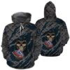 Houston Texans Skull Wings 3D All Over Print Zip Up Hoodie Houston Texans Skull Wings 3D All Over Print Zip up Hoodie 1