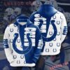 Indianapolis Colts 3D All Over Print Zip Hoodie Perfect Gift for NFL Fan 1