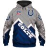Indianapolis Colts 3D All Over Print Zip Hoodie Perfect Gifts for NFL Fans 1