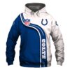 Indianapolis Colts Hoodie 3D Hoodie Zip Hoodie NFL 3D All Over Print Hoodie Zip Hoodie 1