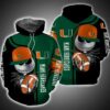 Jack Skellington Hold Ball Miami Hurricanes 3D All Over Print Zip Hoodie Gifts For Ncaa Fans Jack Skellington Hold Ball Miami Hurricanes 3D All Over Print Zip Hoodie Gifts For NCAA Fans 1