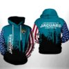 Jacksonville Jaguars NFL Team US 3D All Over Print Zip up Hoodie Option 1