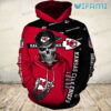 KC Chiefs Hoodie 3D Death Wearing Hat Logo Kansas City Chiefs Gift 0