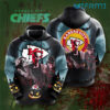 KC Chiefs Hoodie 3D Jason Michael Freddy Halloween Kansas City Chiefs Gift 0