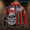KC Chiefs Hoodie 3D Skull Wear Football Helmet USA Flag Kansas City Chiefs Gift 0