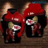 Kansas City Chiefs Hoodie 3D Groot I Am KC Chiefs Gift Idea Kansas City Chiefs Hoodie 3D Groot I Am KC Chiefs Gift Idea 0