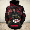 Kansas City Chiefs Hoodie Mens Halloween Death Seeks Its Prey Gifts for Fans Kansas City Chiefs Hoodie Mens Halloween Death Seeks Its Prey Gifts for Fans 1