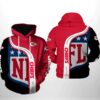 Kansas City Chiefs Nfl Team 3D All Over Print Zip Up Hoodie Option Kansas City Chiefs NFL Team 3D All Over Print Zip up Hoodie Option 1