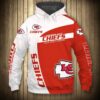 Kansas City Chiefs NFL This is Chiefs Kingdom Men and Women 3D All Over Print Zip up Hoodie Option 1