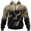 Kansas City Chiefs Skull Hoodies Custom Name Number Gifts for Fans 1