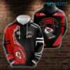 Kansas City Hoodie 3D Football On Fire Logo KC Chiefs Gift 0