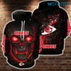Kansas City Hoodie 3D Skull Lava Logo KC Chiefs Gift Kansas City Hoodie 3D Skull Lava Logo KC Chiefs Gift 0