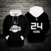 Kobe Los Angeles Lakers NFL Football Super Bowl Champion 3D Hoodie 1