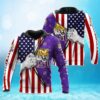 Lsu Tigers With Flag American My Heart 3D All Over Print Zip Hoodie Gifts For Ncaa Fans LSU Tigers With Flag American My Heart 3D All Over Print Zip Hoodie Gifts For NCAA Fans 1