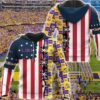 Lsu Tigers And Flag American 3D All Over Print Zip Hoodie Gifts For Ncaa Fans LSU Tigers and Flag American 3D All Over Print Zip Hoodie Gifts For NCAA Fans 1