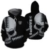 Las Vegas Raiders Skull Unisex 3D All Over Print Zip up HoodieNFL Zip Up Hoodie 1