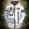 Las Vegas Raiders White Grey Unisex 3D All Over Print Zip Up Hoodienfl Zip Up Hoodie Las Vegas Raiders White Grey Unisex 3D All Over Print Zip up HoodieNFL Zip Up Hoodie 1