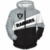 Las Vegas Raiders Zip Up Hoodies 3D Highway Raiders Gifts for Fans 1