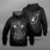 Lava Skull Oakland Raiders NFL Fan 3D Hoodie 1
