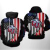 Liberty Flames NCAA US Flag 3D All Over Print Hoodie Zip up Hoodie 1
