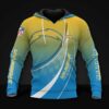 Los Angeles Chargers Gold Blue Unisex 3D All Over Print Zip up HoodieNFL Zip Up Hoodie 1