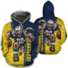 Los Angeles Chargers Hoodies Mens Mascot 3D Ultra Cool Gifts for Fans Los Angeles Chargers Hoodies Mens Mascot 3D Ultra Cool Gifts for Fans 1