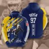 Los Angeles Chargers Joey Bosa Navy Blue Gold Unisex 3D All Over Print Zip Up Hoodienfl Zip Up Hoodie Los Angeles Chargers Joey Bosa Navy Blue Gold Unisex 3D All Over Print Zip up HoodieNFL Zip Up Hoodie 1