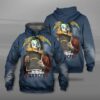 Los Angeles Chargers Joker Navy Blue Unisex 3D All Over Print Zip up HoodieNFL Zip Up Hoodie 1