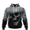 Los Angeles Chargers Skull Hoodies Custom Name & Number Gifts for Fans Los Angeles Chargers Skull Hoodies Custom Name Number Gifts for Fans 1