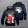 Los Angeles Chargers Snoopy Unisex 3D All Over Print Zip up HoodieNFL Zip Up Hoodie 1