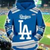 Los Angeles Dodgers Nfl 3D All Over Print Zip Up Hoodie Option Los Angeles Dodgers NFL 3D All Over Print Zip up Hoodie Option 1