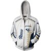 Los Angeles Rams American Football Team NFL 3D All Over Print Zip up Hoodie Option 1