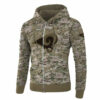 Los Angeles Rams Camo Hoodie 3D Printed Gifts for Fans 1
