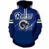 Los Angeles Rams Hoodie 3D Football Sweatshirt Pullover NFL 1