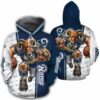 Los Angeles Rams Hoodies Mascot 3D Ultra Cool Gifts for Fans 1