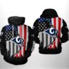 Los Angeles Rams Nfl Us Flag Team 3D All Over Print Zip Up Hoodie Option Los Angeles Rams NFL US Flag Team 3D All Over Print Zip up Hoodie Option 1