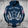 Low Price Dallas Cowboys Hoodie 3D Helmet With Zipper Gifts for Fans Low Price Dallas Cowboys Hoodie 3D Helmet With Zipper Gifts for Fans 1