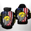Lowa Hawkeyes NCAA US Flag 3D All Over Print Zip Hoodie Gifts For NCAA Fans 1