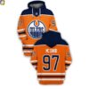 McDavid 97 Edmonton Oilers NHL 3D All Over Print Zip up Hoodie Option 1