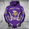 Men Women Minnesota Vikings, Nfl 3D All Over Print Zip Up Hoodie Option Men Women Minnesota Vikings NFL 3D All Over Print Zip up Hoodie Option 1 1