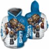 Mens Detroit Lions Hoodies Mascot 3D Ultra Cool Gifts for Fans 1