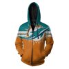 Miami Dolphins Nfl Football 3D All Over Print Zip Up Hoodie Option Miami Dolphins NFL Football 3D All Over Print Zip up Hoodie Option 1