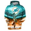 Miami Dolphins NFL Kid Buu Dragon Ball Z Dbz 3D Hoodie 1