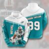 Miami Dolphins Nfl Taylor 99 3D All Over Print Zip Up Hoodie Option Miami Dolphins NFL Taylor 99 3D All Over Print Zip up Hoodie Option 1